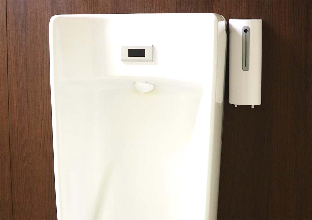 ステラバイス（小便器用尿石付着防止装置）"