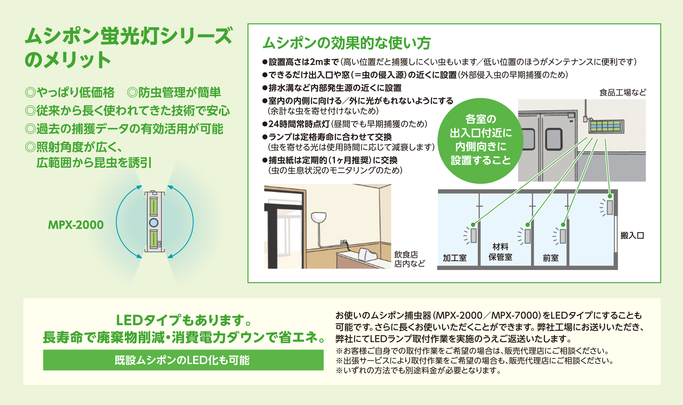 飛来害虫対策関連一覧"